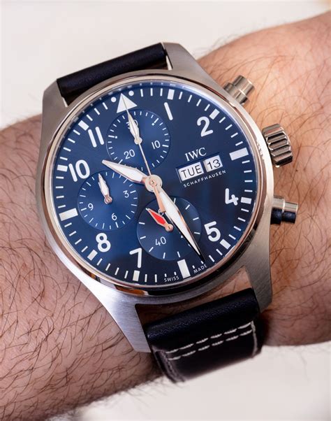 iwc watch chronograph|iwc pilot's watch chronograph 41.